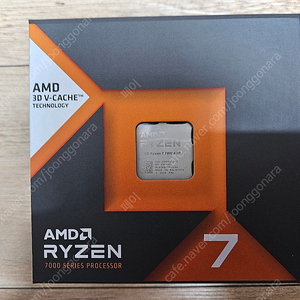 AMD 라이젠 7800X3D 정발제품 팝니다.