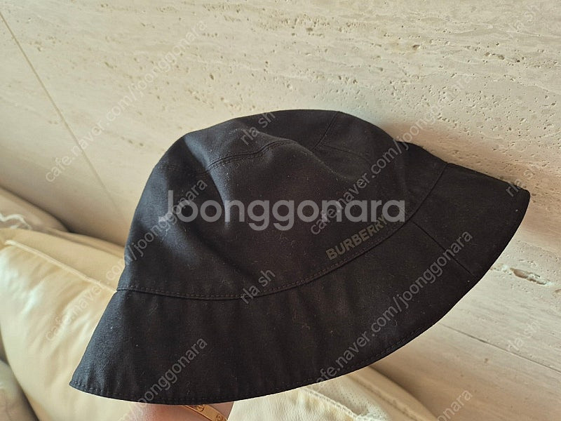 버버리 양면 버킷 모자--0