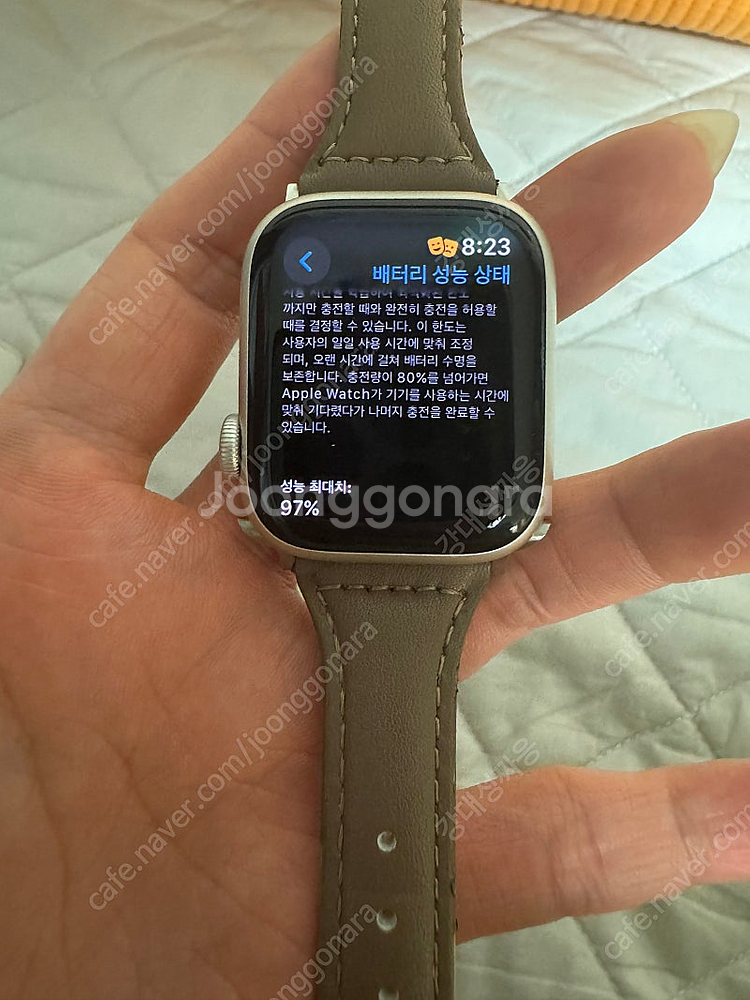 애플워치 8 셀룰러 41mm 상태 좋음, 배터리 굿--2