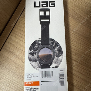 UAG 갤럭시워치 스카우트 스트랩 42mm 블랙