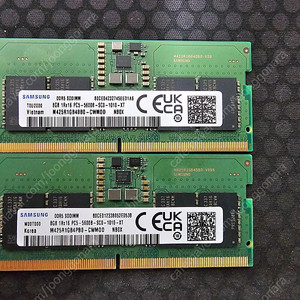 [판매] 삼성 램 ddr5 8g×2개 5600mhz so-dimm 노트북용