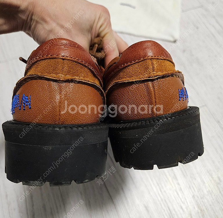 아더에러 Curve BS01 보트슈즈 브라운 260mm--3