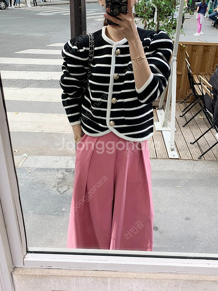 바이씨니 스트라이프 가디건 :)--2