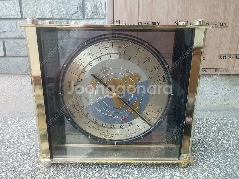 빈티지 일제 세이코 SEIKO 세계시간 탁상시계 판매합...--0