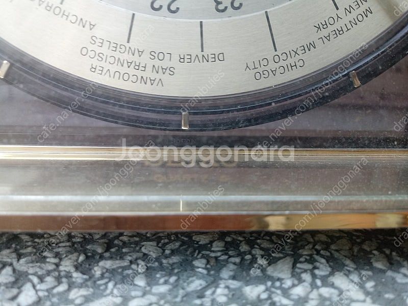 빈티지 일제 세이코 SEIKO 세계시간 탁상시계 판매합...--2