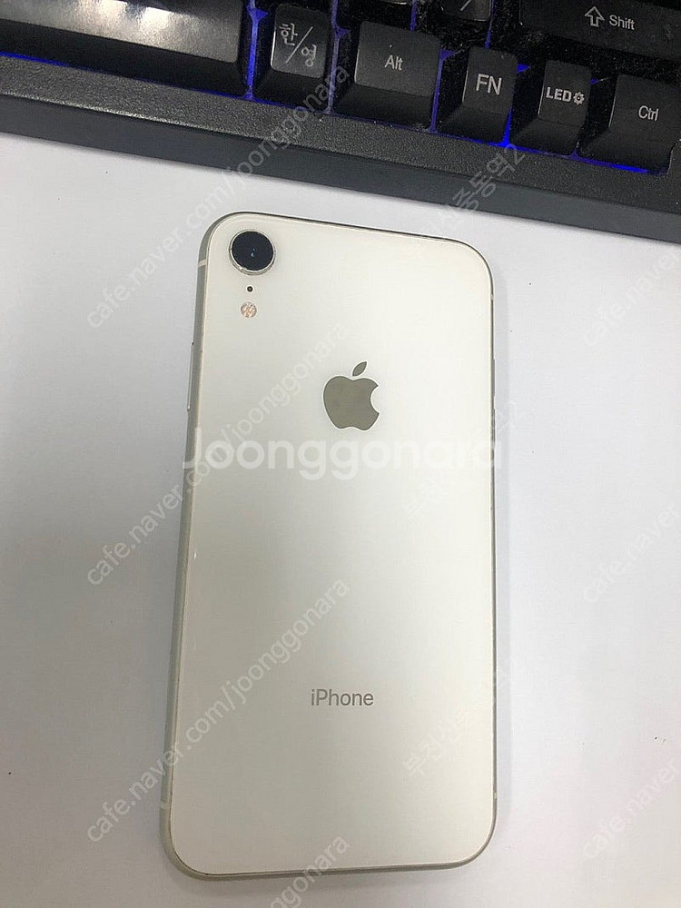 183448 아이폰XR 화이트 64GB 무잔상 배터리성...--0