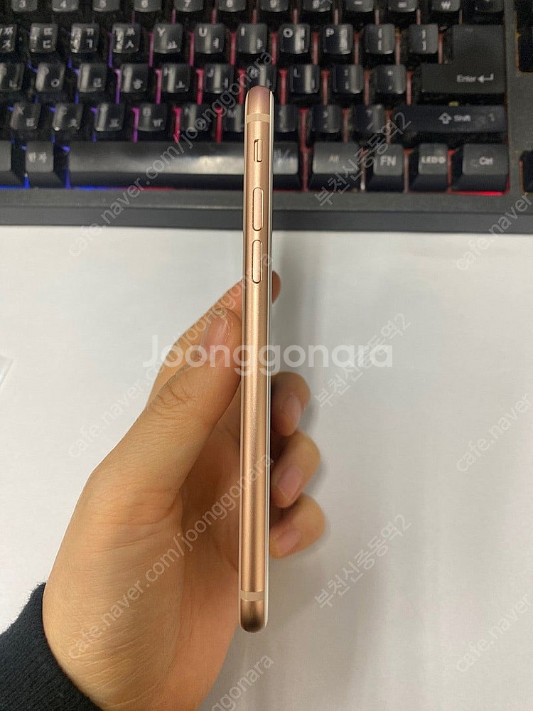 196647 아이폰8 로즈골드 SS급 256GB 배터리성능89% 인스타 자녀폰 20만 부천--4