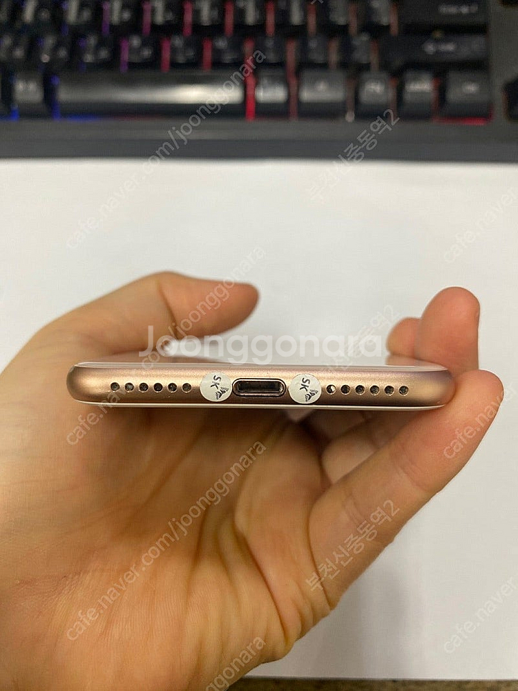 196647 아이폰8 로즈골드 SS급 256GB 배터리성능89% 인스타 자녀폰 20만 부천--6