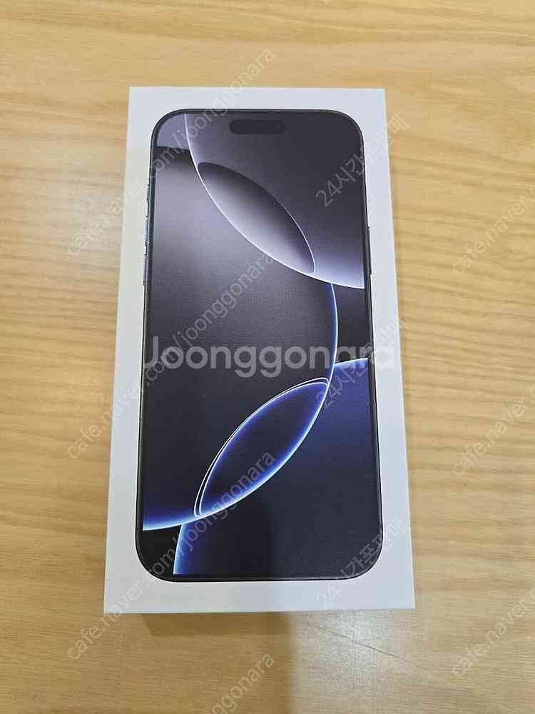 아이폰16프로맥스블랙티타늄256gb 자급제미개봉판매합니...--1