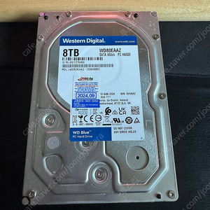 WD BLUE 8TB WD80EAAZ 팝니다