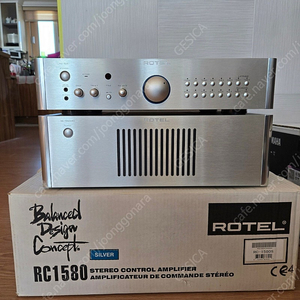 로텔 파워앰프 RB-1582MK2/로텔 프리앰프 RC-1580 팝니다.
