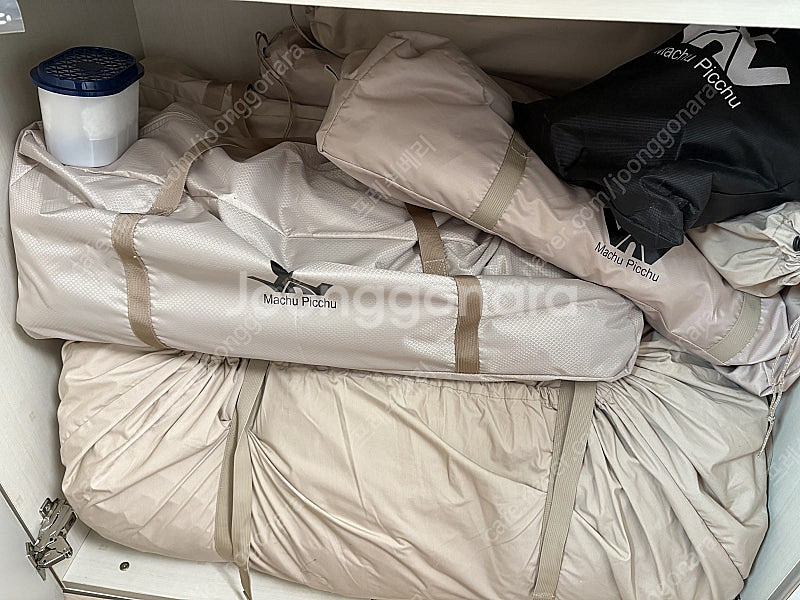 마추픽추 에어레이크 베이지 에어텐트 풀 셋트 판매합니다--8
