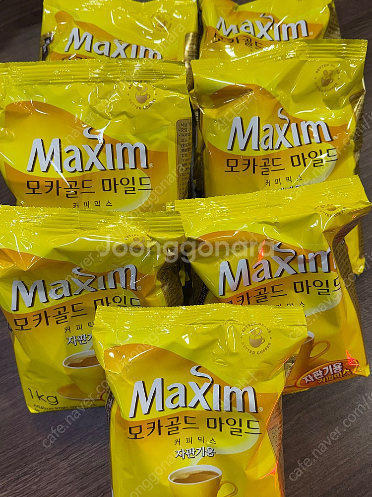 맥심 자판기용 커피 1kg 7봉지 일괄--0