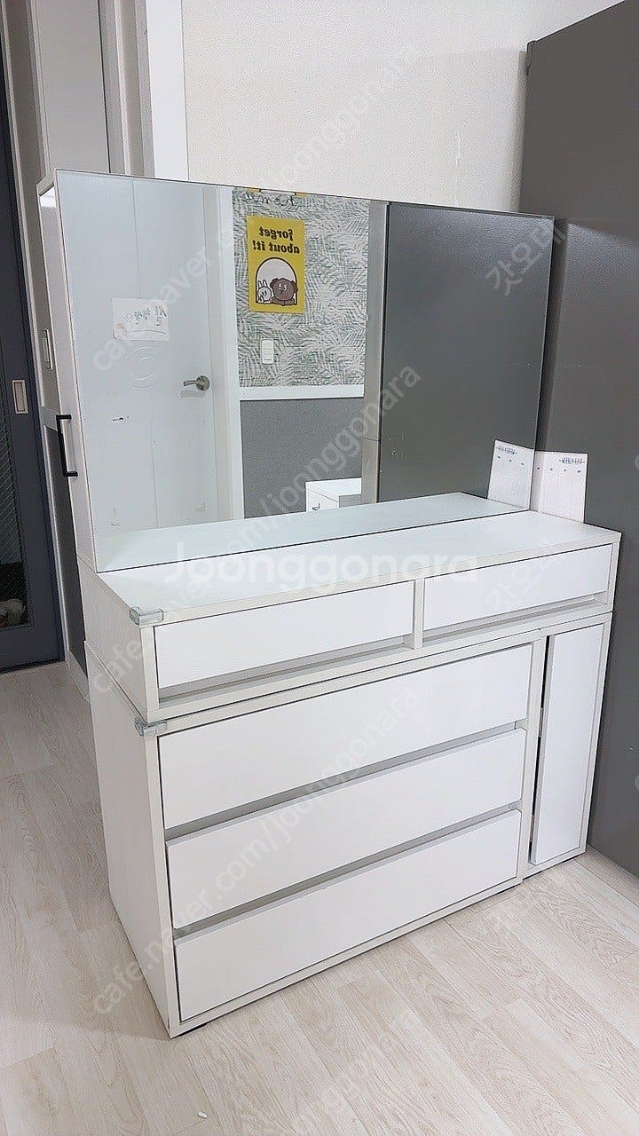 화이트원목화장대--0