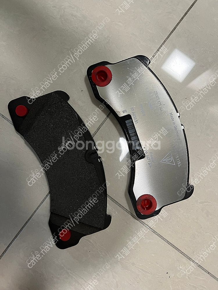 포르쉐 971 파나메라 센터 정품 프론트 브레이크패드--0