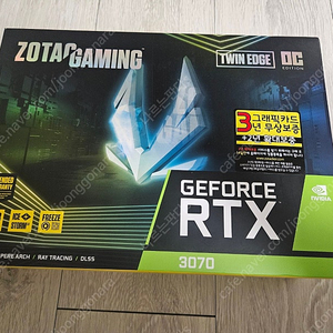 RTX3070 조텍 트윈엣지 25년 4월 보증남은 그래픽카드 팝니다