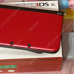 닌텐도 3DS XL 레드 블랙 중고 박스 충전기 포함