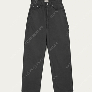 리본빛 Carpenter Cotton Pants 차콜 S