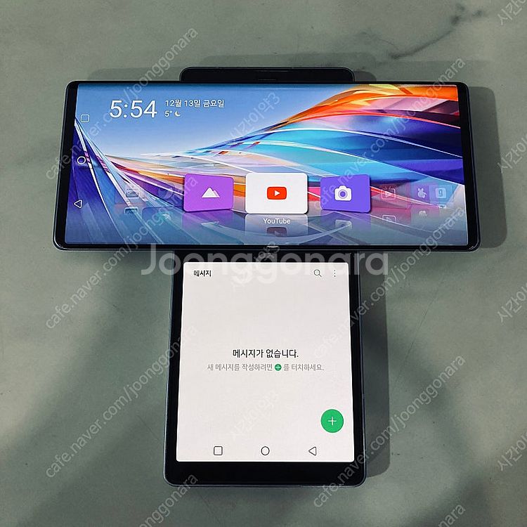 LG 윙 일루전스카이 128용량 무잔상액정S급 19만원...--0