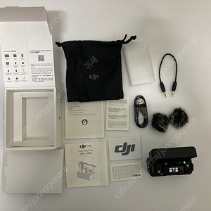 DJI 무선마이크1 (2TX+1RX+충전 케이스) + DJI 라발리에 마이크(핀마이크)을 225,000원에 팝니다