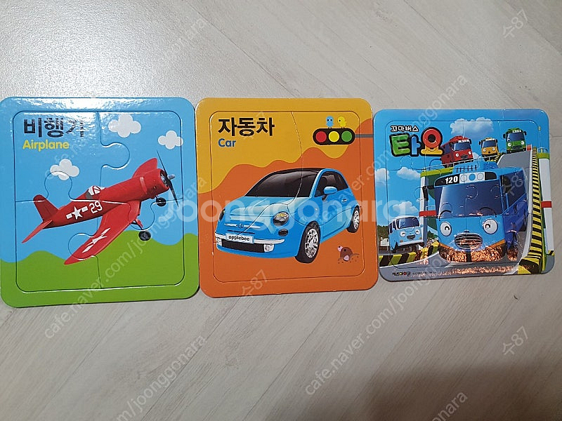 유아 탈것 퍼즐 3종 타요--0