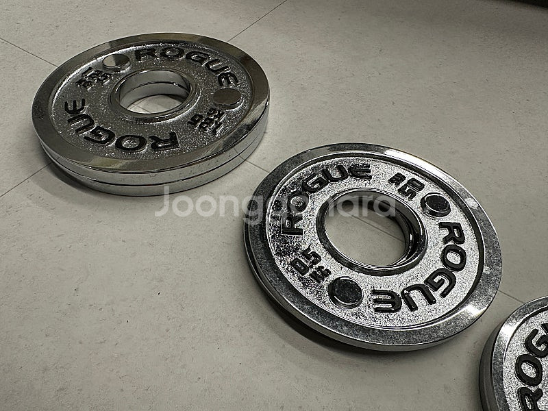 로그 (rogue) 경량원판 0.25kg, 0.5kg, 1.25kg 판매--1