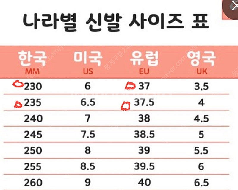 루이비통 여성 구두(사이즈 37)--7