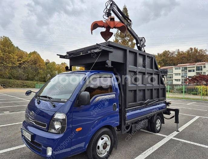 1.2톤집게차 봉고3 소형 크레인 중고집게차 판매합니다--0