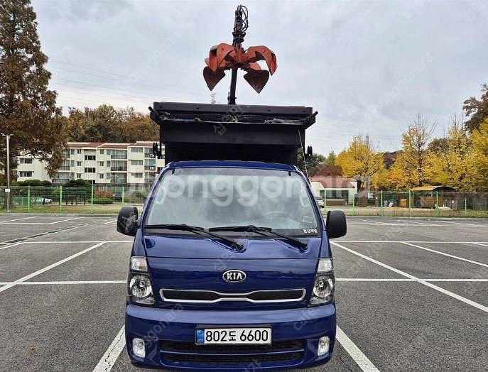 1.2톤집게차 봉고3 소형 크레인 중고집게차 판매합니다--1