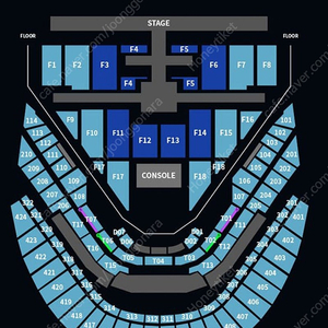 1/18 NCT127 엔시티127 콘서트 일반석 플로어 F2구역 5열 1석 양도