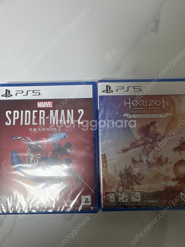 PS5 스파이더맨2 미개봉, 호포웨컴플 미개봉--0