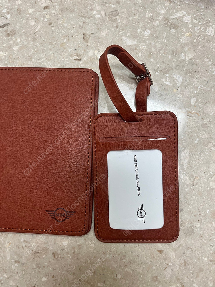 미니쿠퍼 여권케이스 & 네임텍--2