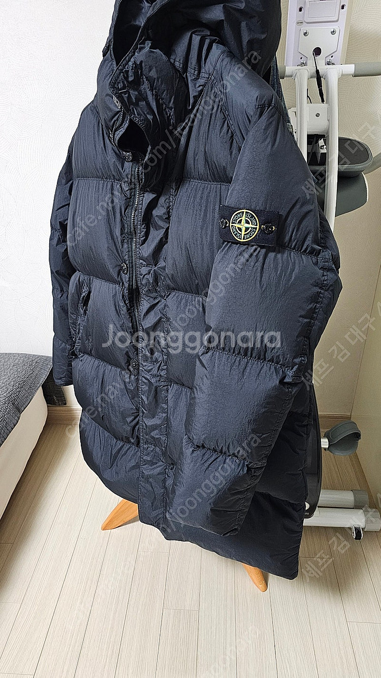 24fw 스톤아일랜드 크링클랩스 블랙 롱패딩 팝니다--0