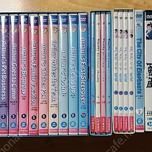 아서 1집, 2집, 티모시네유치원, 밀리몰리, 도라, 기타 DVD 및 책