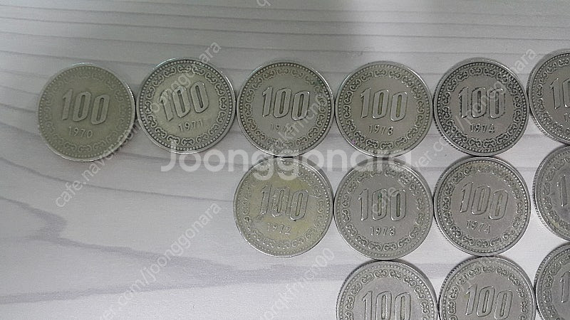 10원100원 500원 옛날동전--2
