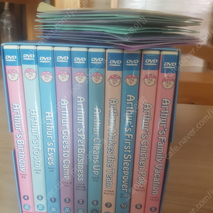 내친구 아서1집 dvd (아앙의 전설 1~3집 까지+ 10장)