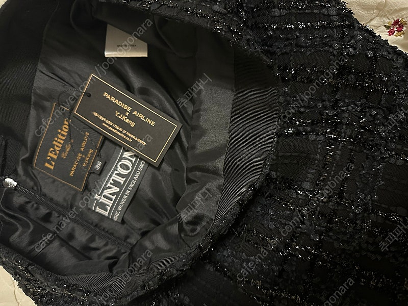 yjkang 파라다이스에어라인 린톤 스커트 36사이즈--2