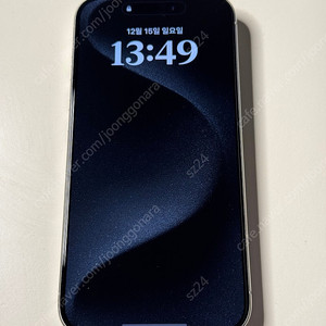 <마지막 가격인하>아이폰 15 Pro 256GB 화이트 티타늄 풀박스