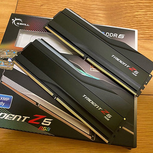 G.SKILL DDR5-6000 CL36 TRIDENT Z5 RGB J 패키지 (32GB(16Gx2))