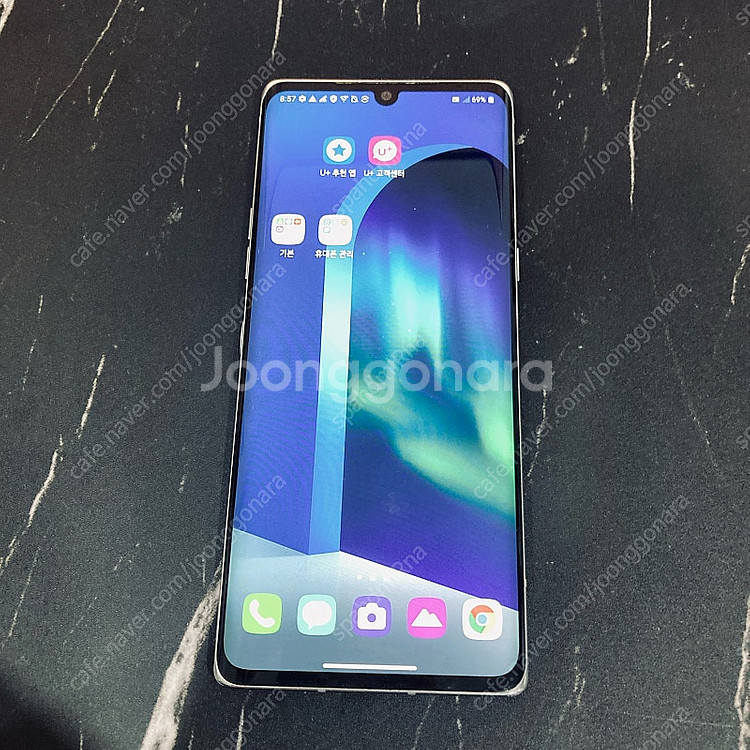 LG G9 벨벳 화이트 128기가 액정깨끗! 매우깨끗!...--2