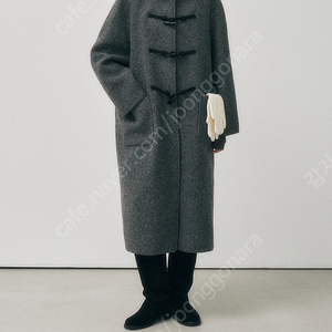 ugst duffle long coat (charcoal) 떡볶이 코트