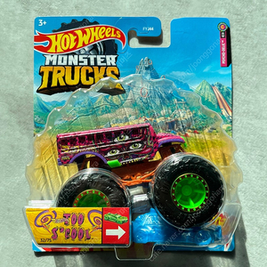 핫휠 몬스터 트럭 투 스쿨 TOO S'COOL HOT WHEELS MONSTER TRUCKS