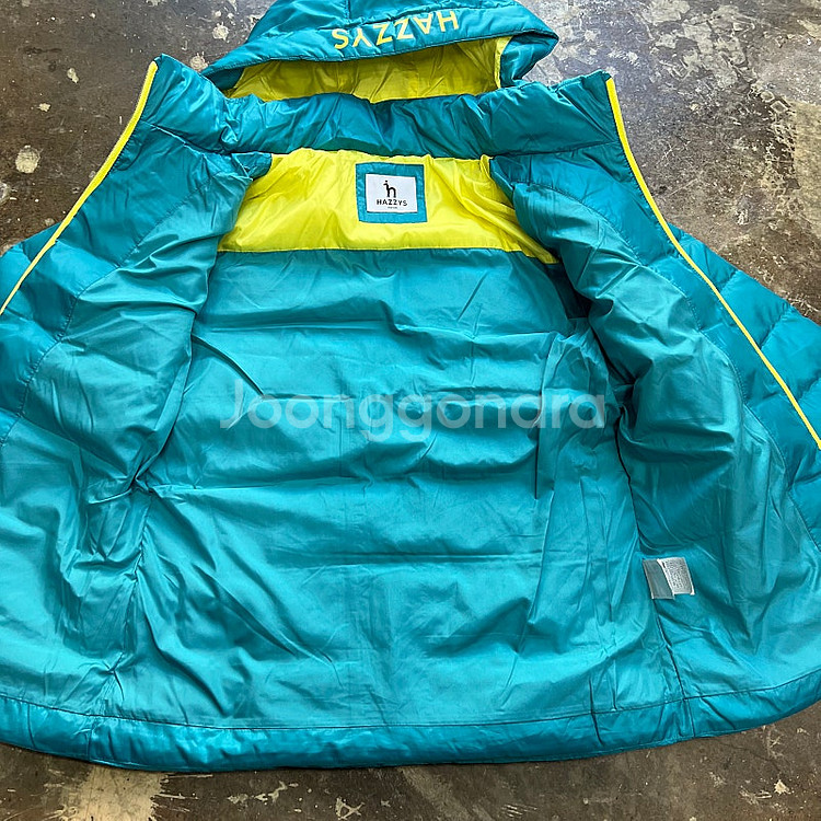 150) 헤지스 주니어 키즈 덕다운 패딩 점퍼 남녀공용--3