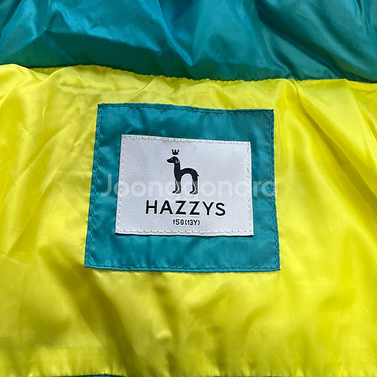 150) 헤지스 주니어 키즈 덕다운 패딩 점퍼 남녀공용--4