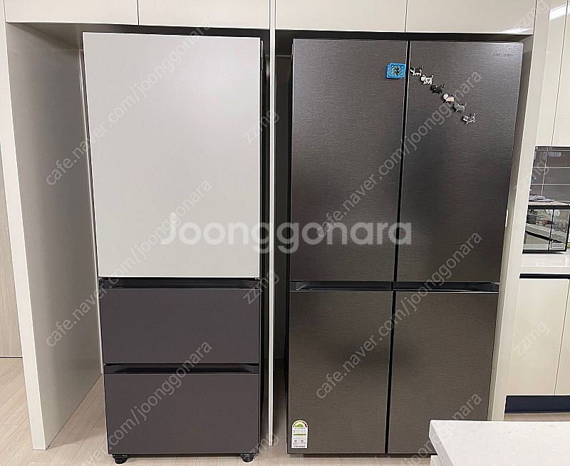 정가 380만원 삼성 비스포크 4도어 냉장고--0