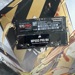 삼성 970pro 512GB 중고 판매합니다.