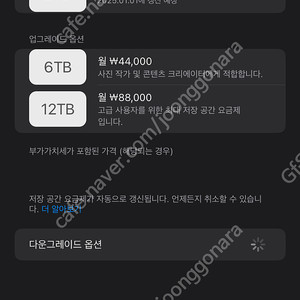 iCloud 333GB 월2500원