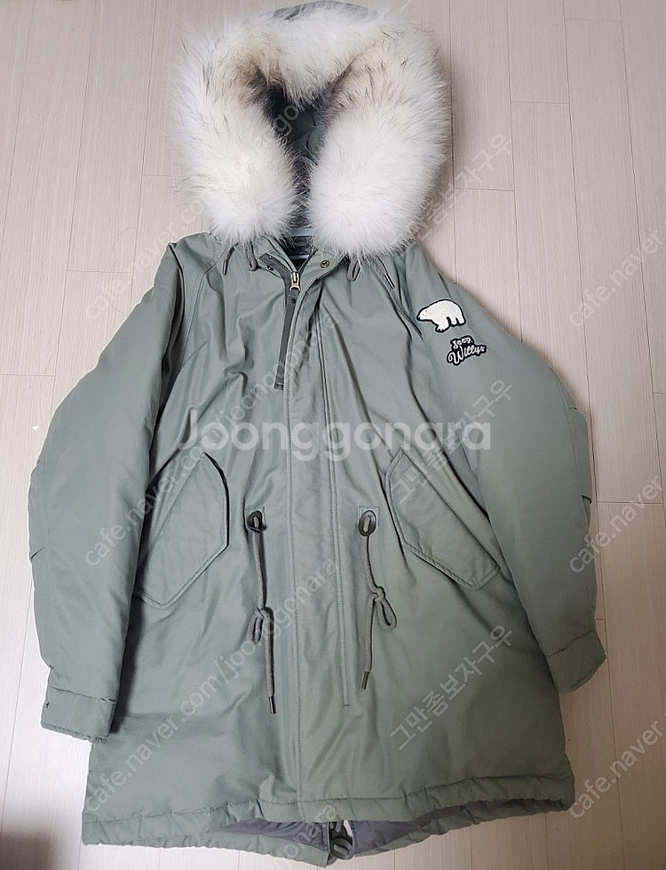 지프 야상점퍼패딩 s사이즈--0