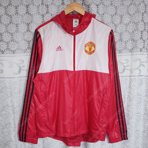 100사이즈adidas manchester united 17/18 3-stripe windbreaker