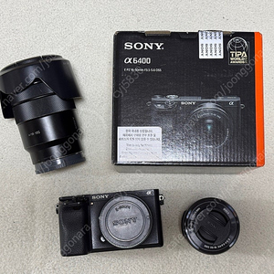 sony a6400 바디 + SEL1650 렌즈 + SEL18105G